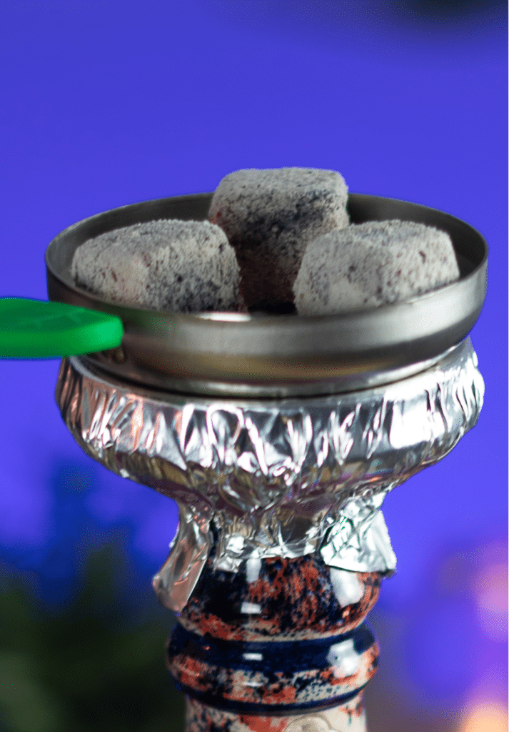Photo Coconut charcoal briquette for shisha - Coconut product supplier