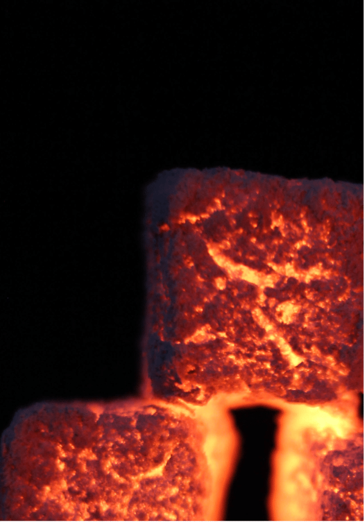 Photo Coconut charcoal briquette for shisha - Coconut product supplier