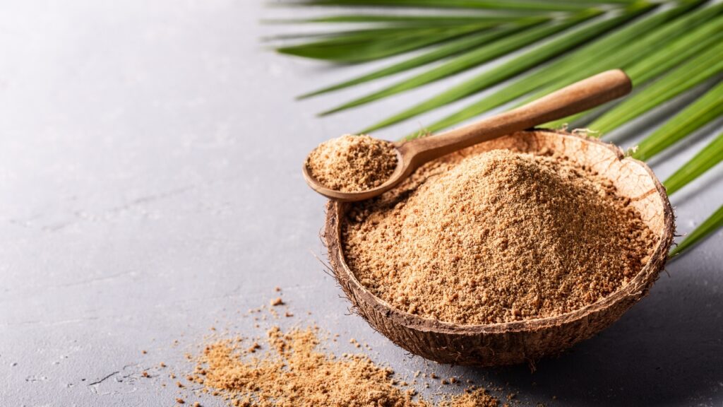 Coconut sugar: A healthier alternative for sweetening your dishes.