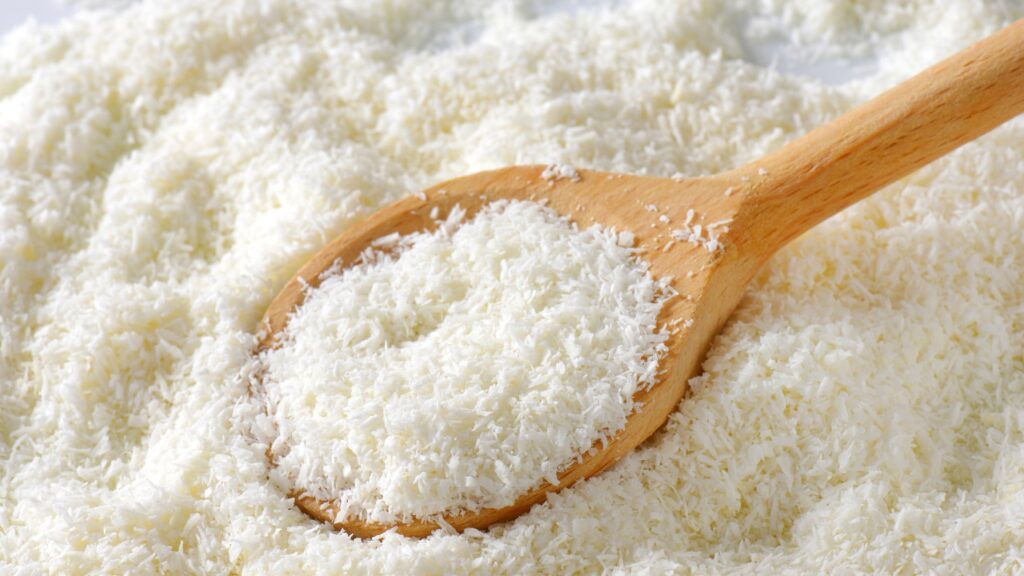 what is desiccated coconut